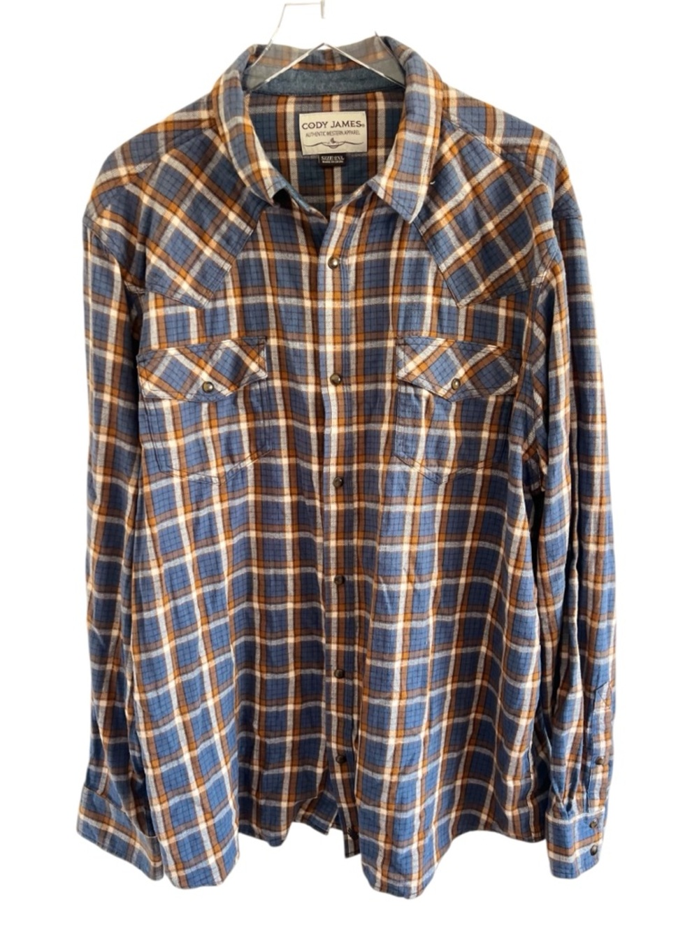 Cody James Western Plaid Flannel Shirt